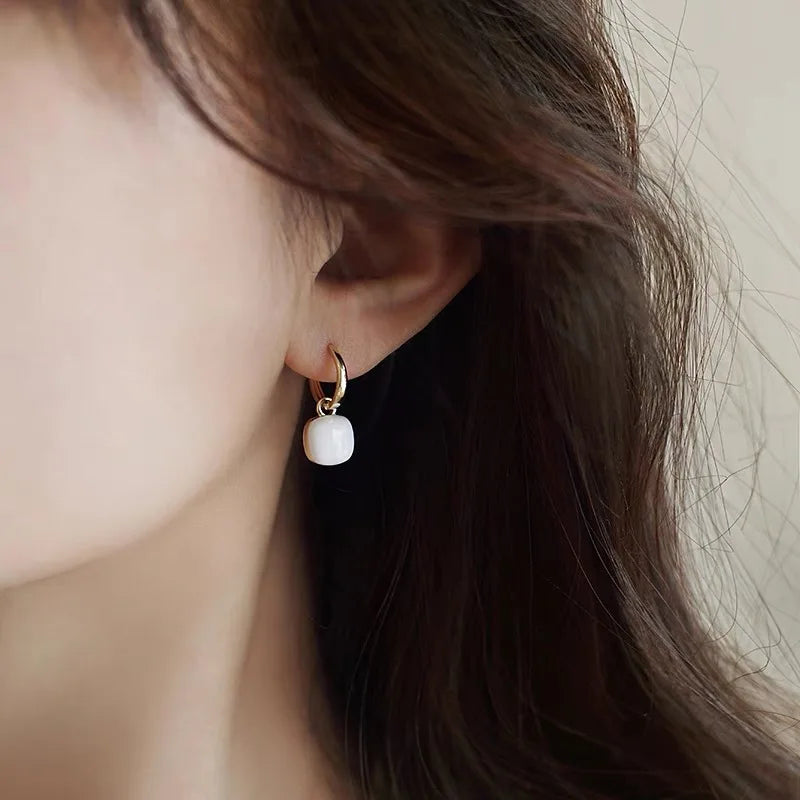 Boucles d'oreilles pendantes de style vintage