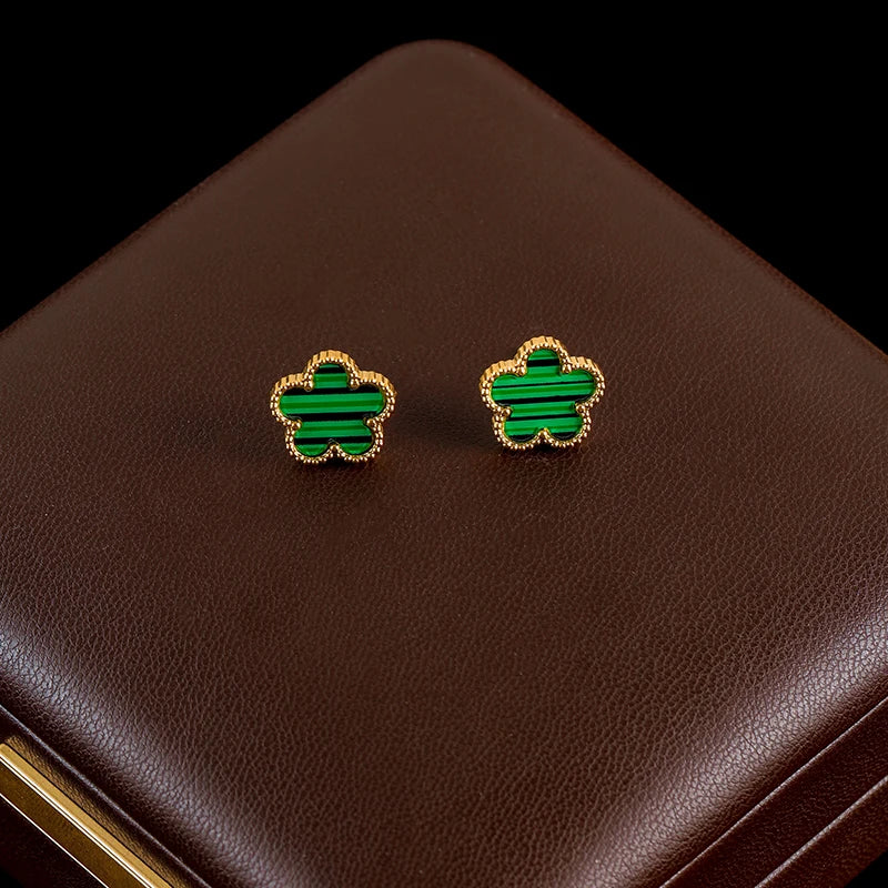 Boucles d'oreilles fleurs élégantes