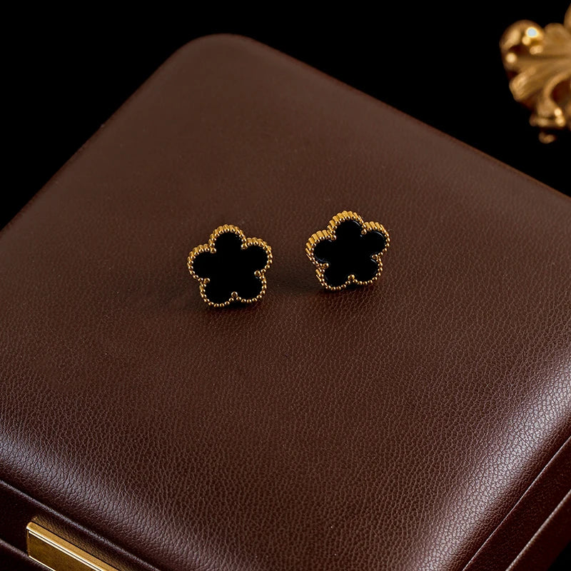Boucles d'oreilles fleurs élégantes