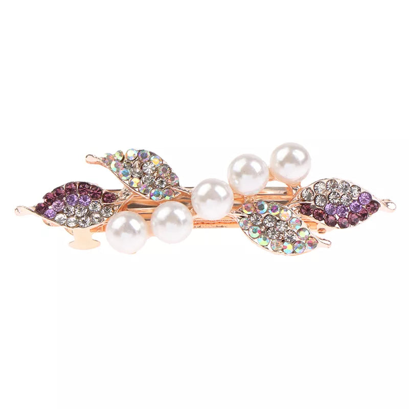 Pince à cheveux avec des perles