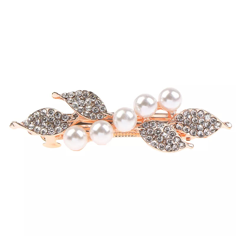 Pince à cheveux avec des perles
