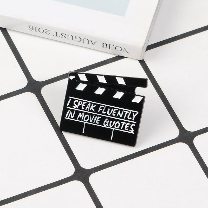 Pin ardoise de film
