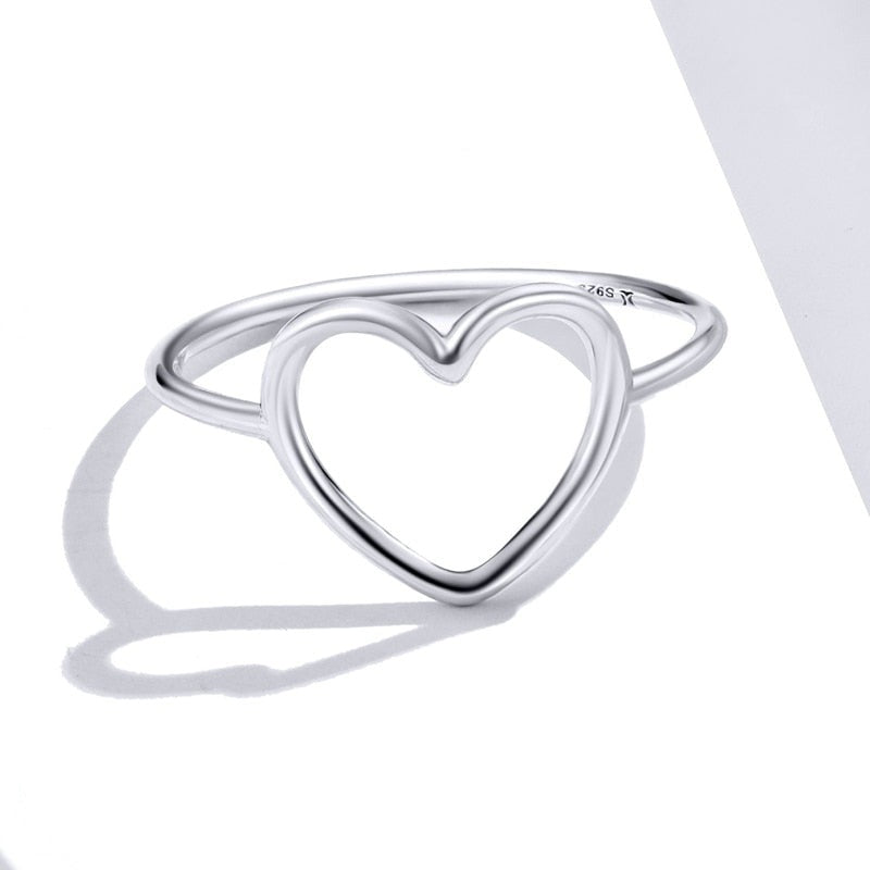 Bague minimaliste - cœur