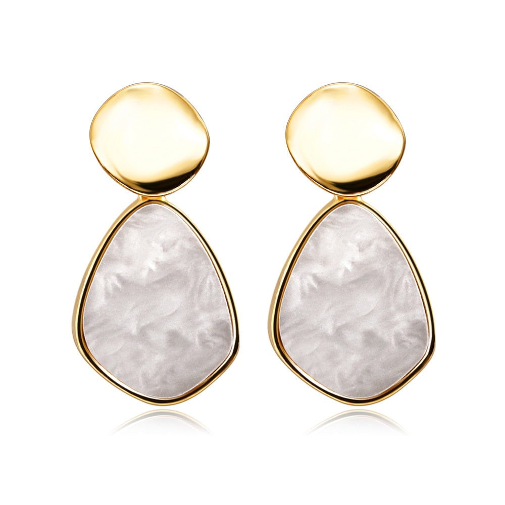 Boucles d'oreilles géométriques