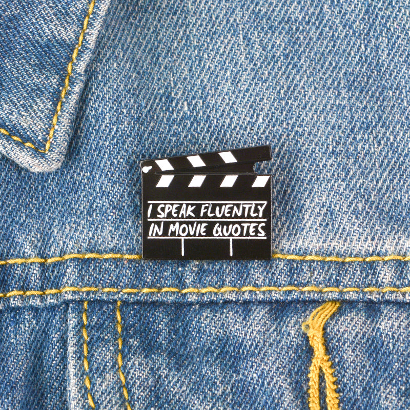 Pin ardoise de film
