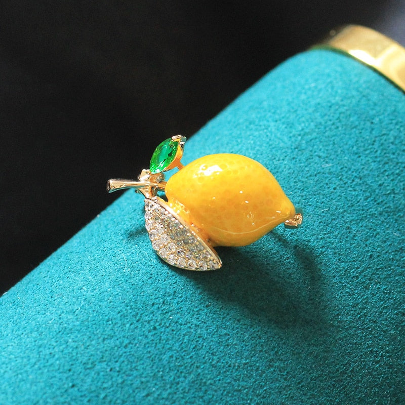 Broche citron