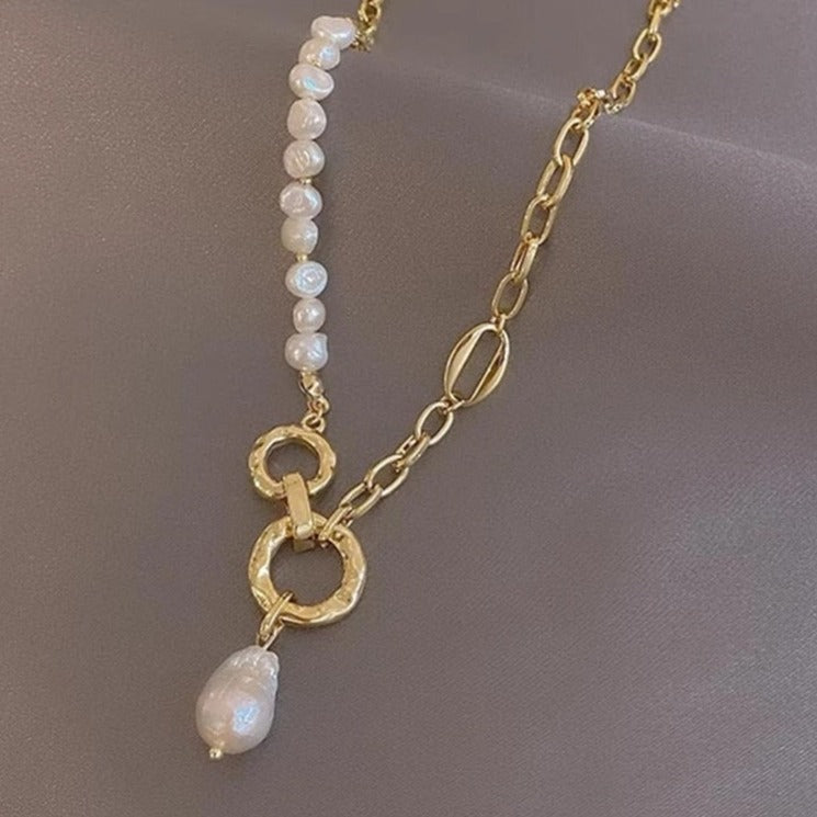Collier de perles imitation