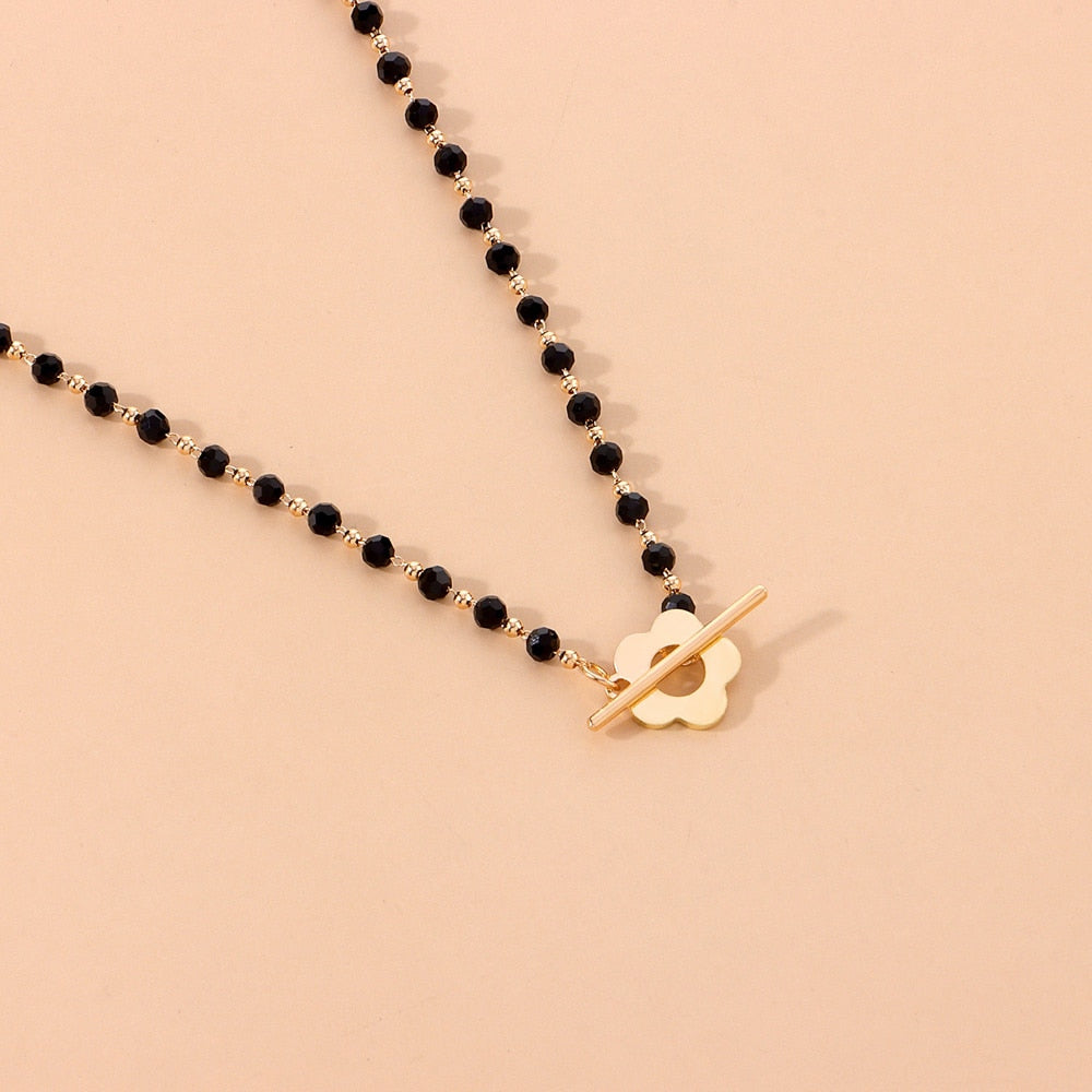 Collier ras de cou perlé