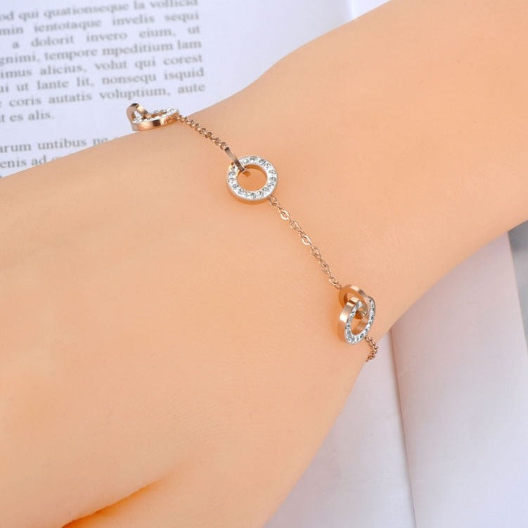 Bracelet avec des cercles