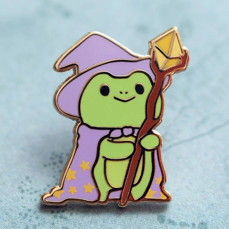 Pin de grenouille magicien