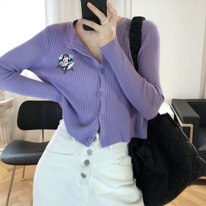 Pin - astronaute et baleine