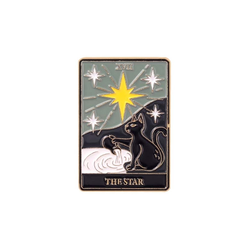 Broches de cartes de tarot