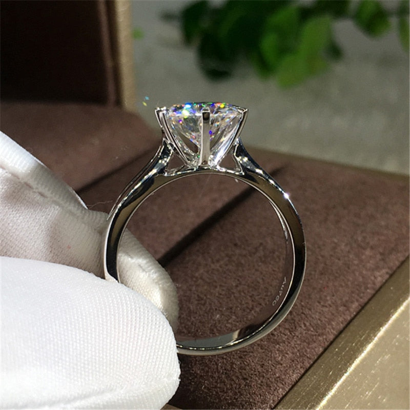 Bague en zircon cubique