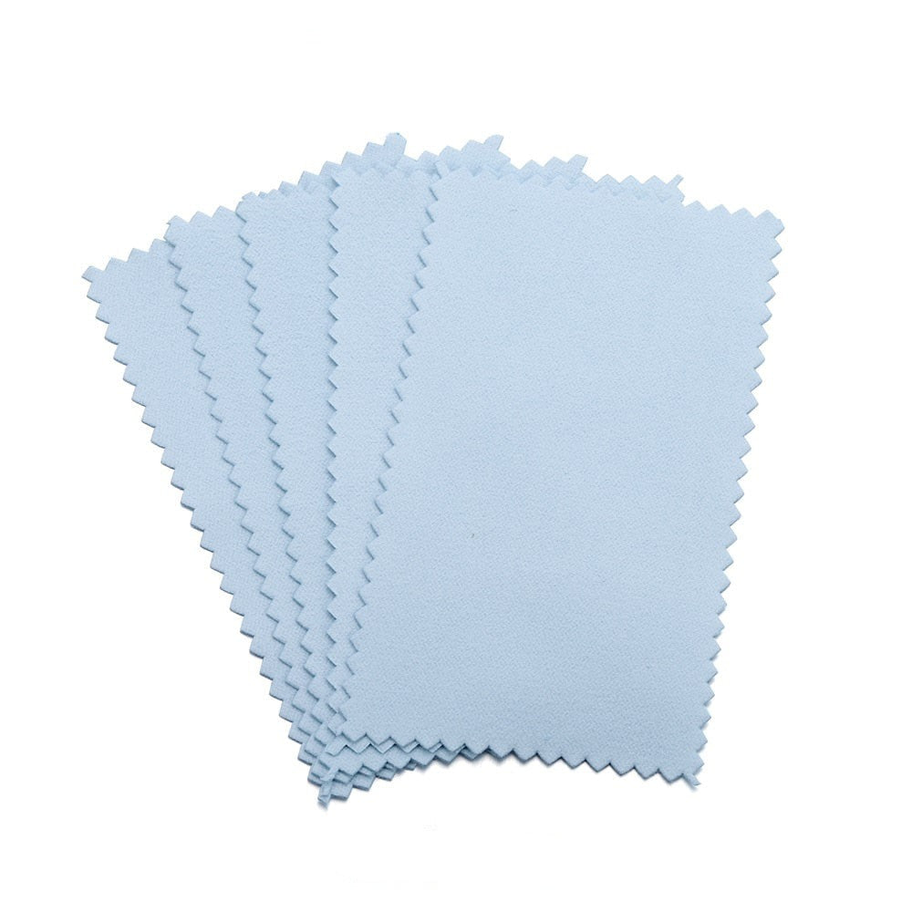 Tissus de nettoyage pour bijoux 50pcs.