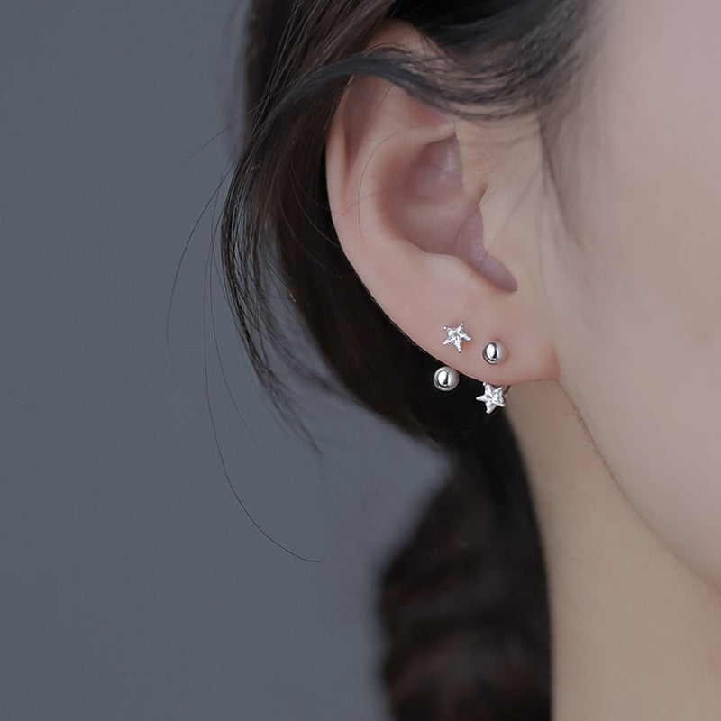 Boucles d'oreilles étoiles