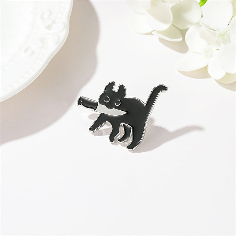 Épingle en forme de chat