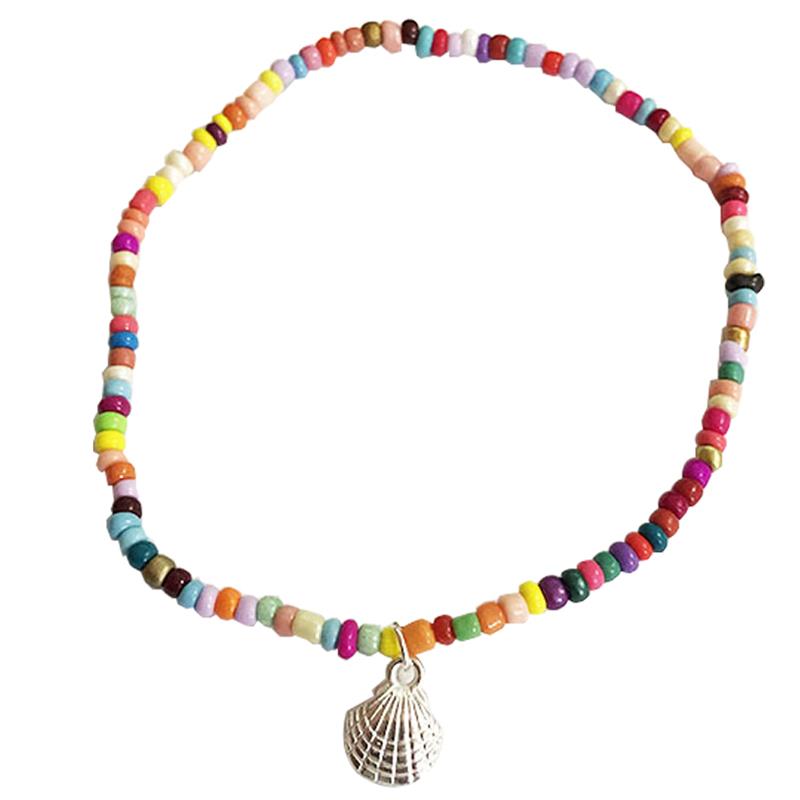 Bracelet de cheville coloré