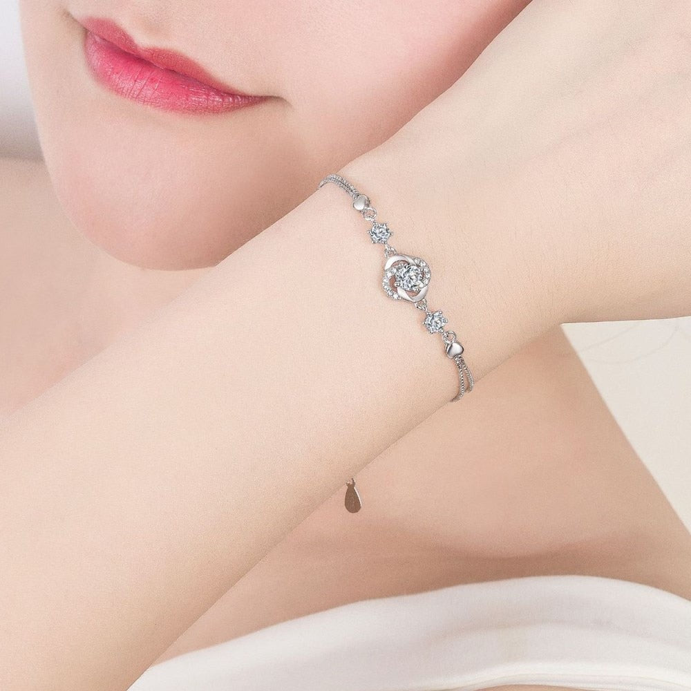 Bracelet avec zircons