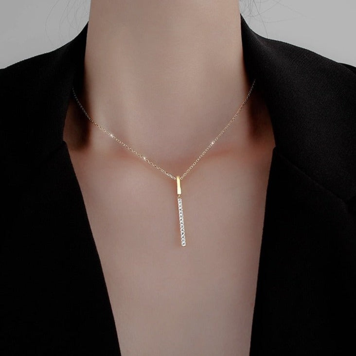 Collier avec zircons