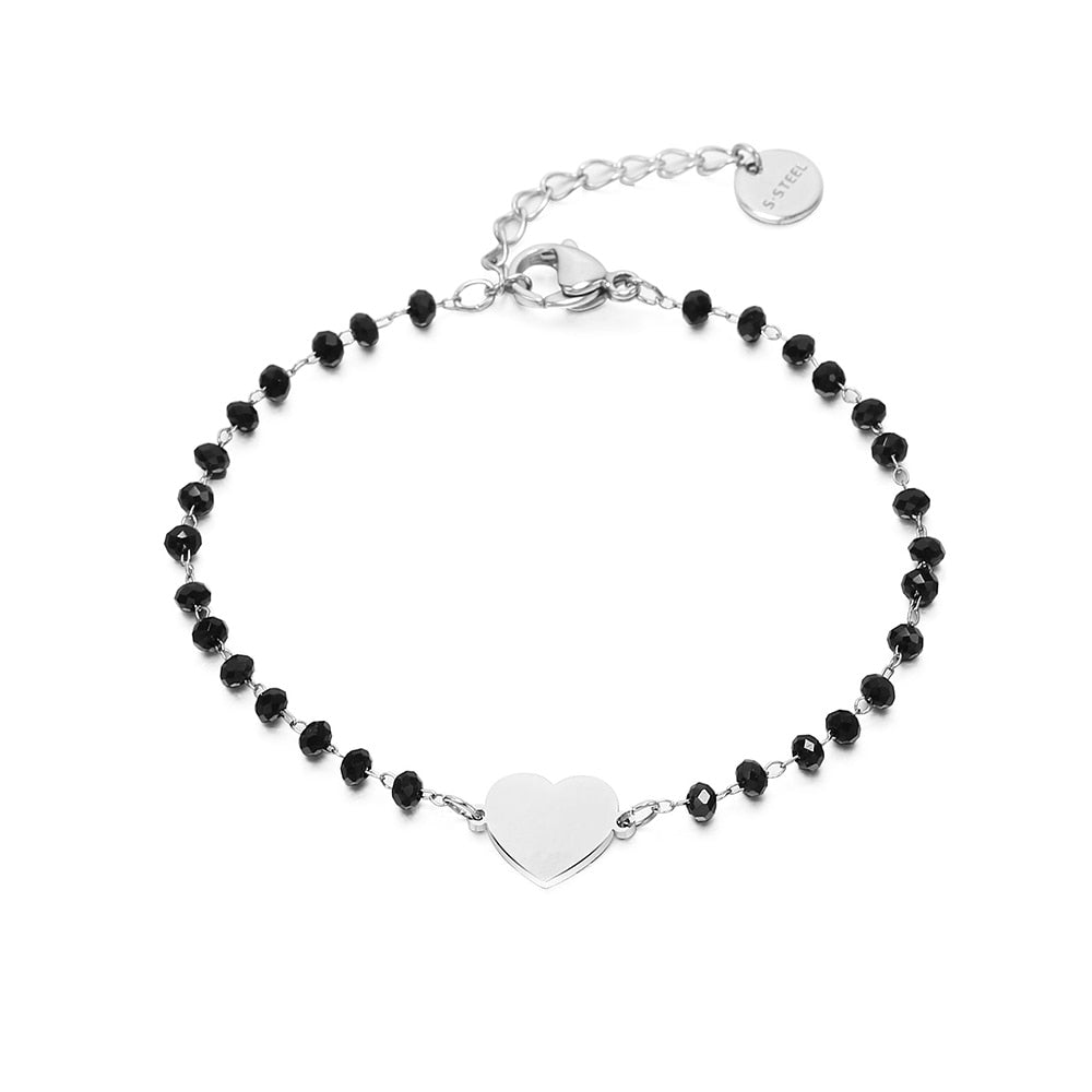 Bracelet simple avec un cœur