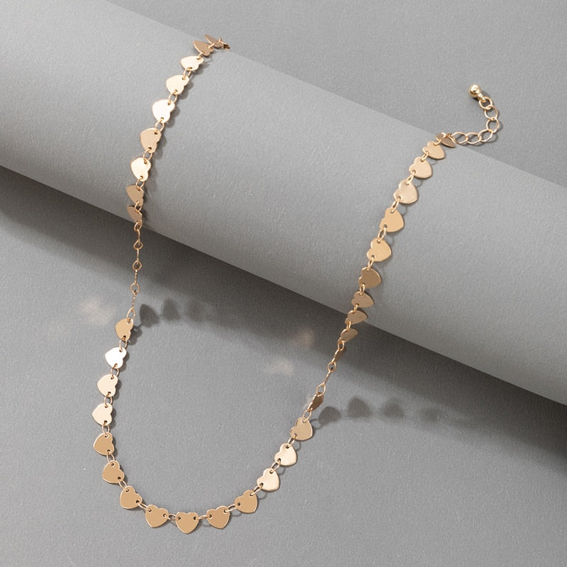Collier en forme de cœur
