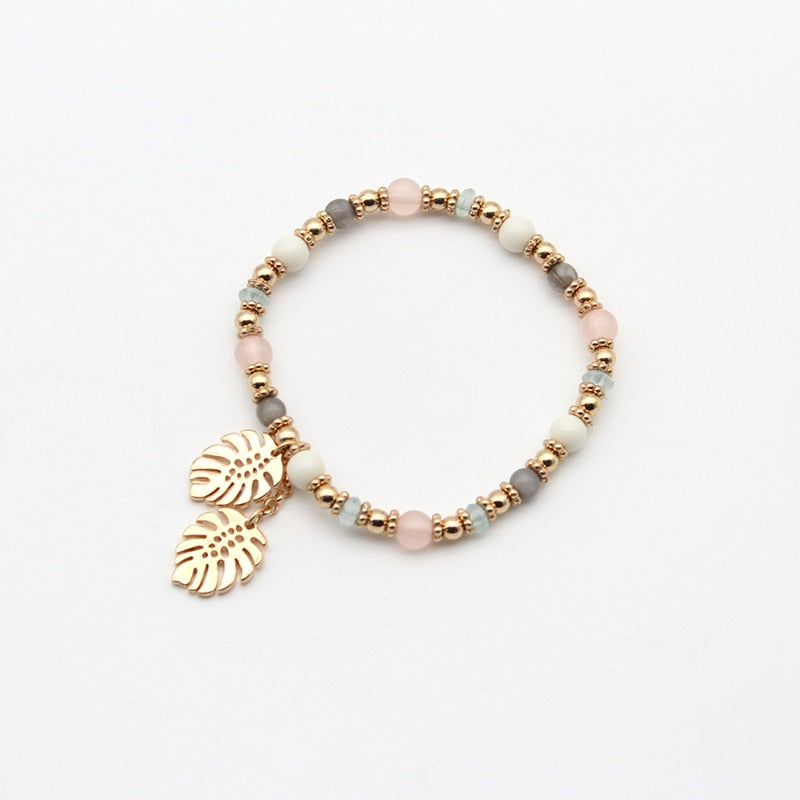 Bracelet perlé avec un pendentif