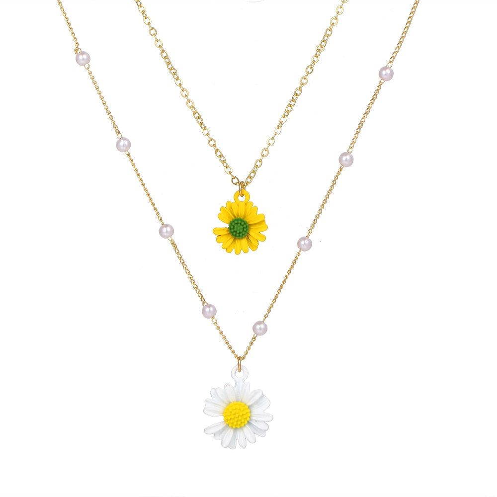 Collier - marguerites