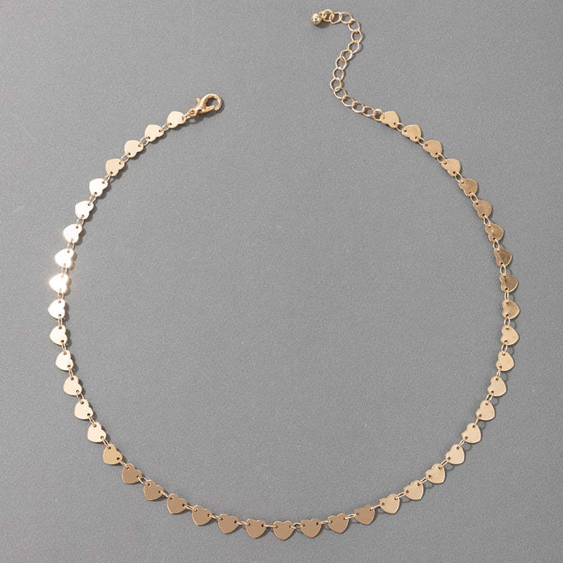 Collier en forme de cœur