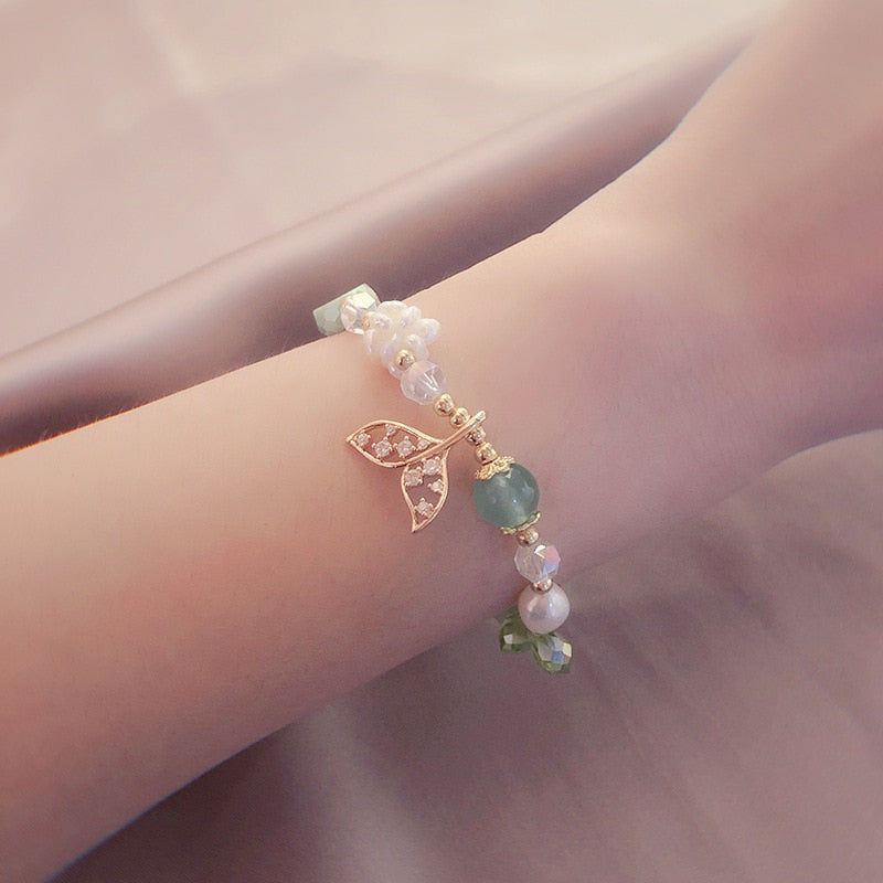 Bracelet sur un élastique