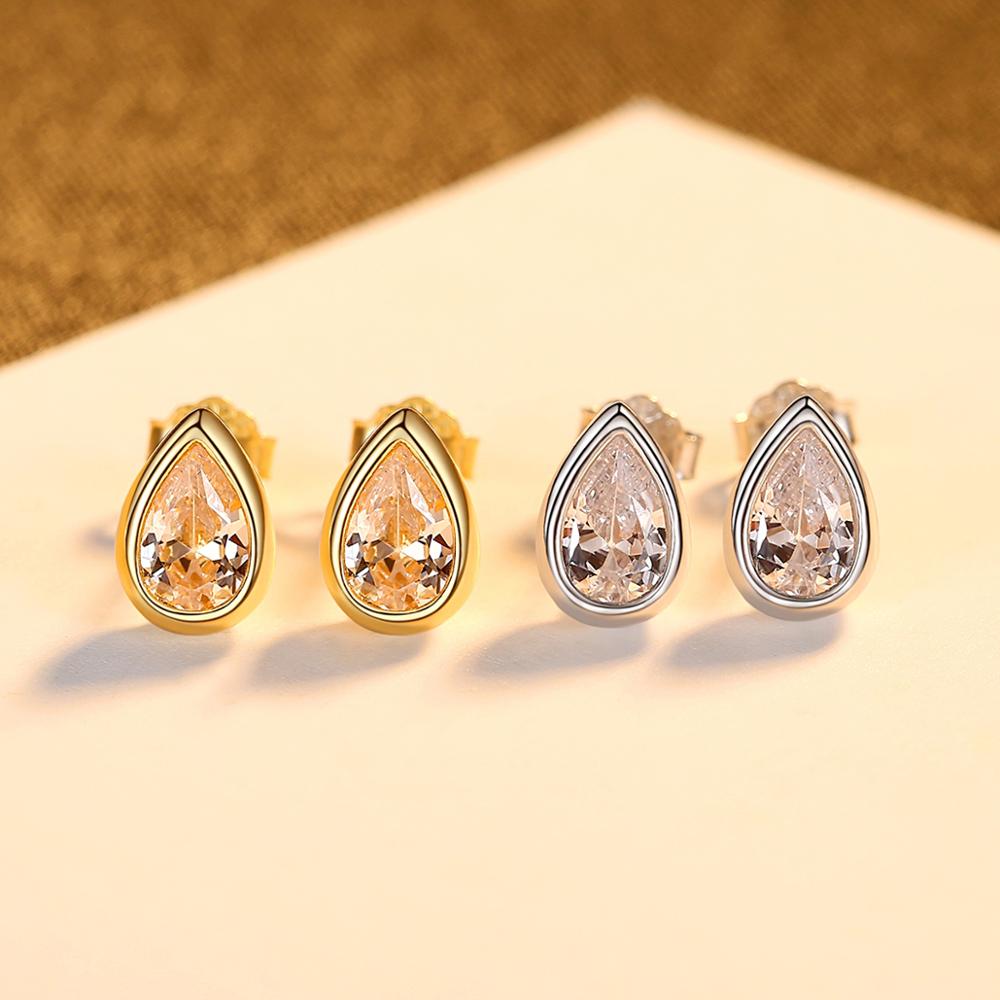 Boucles d'oreilles - gouttes d'eau