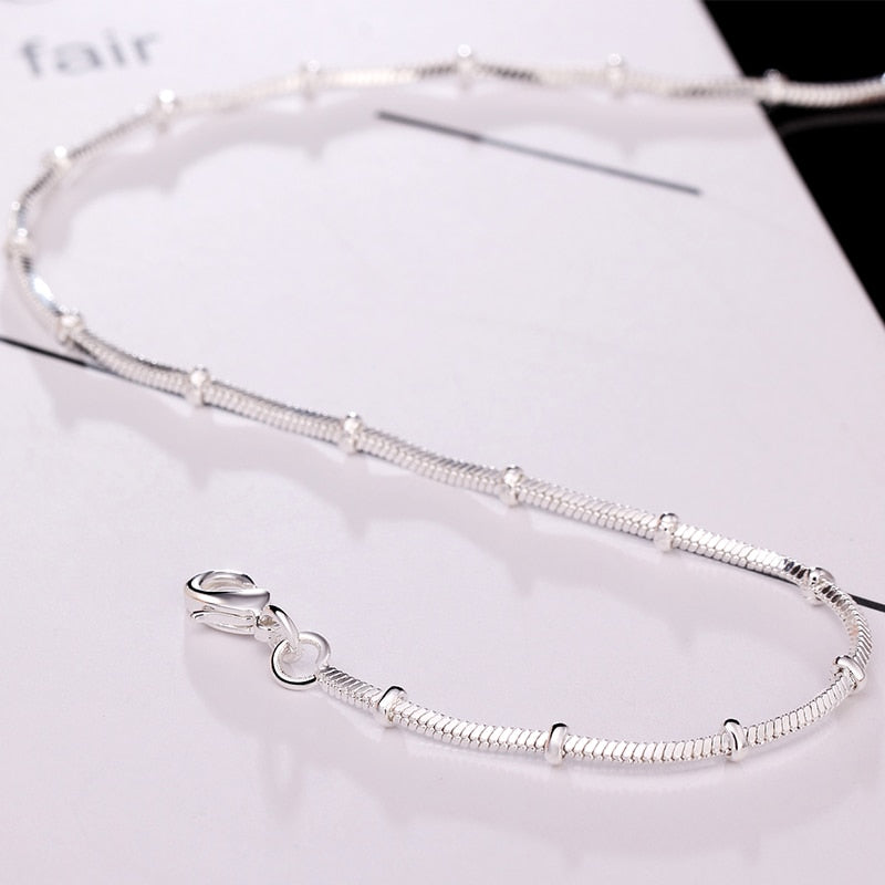 Collier classique en argent