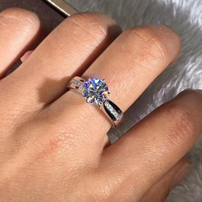 Bague en zircon cubique