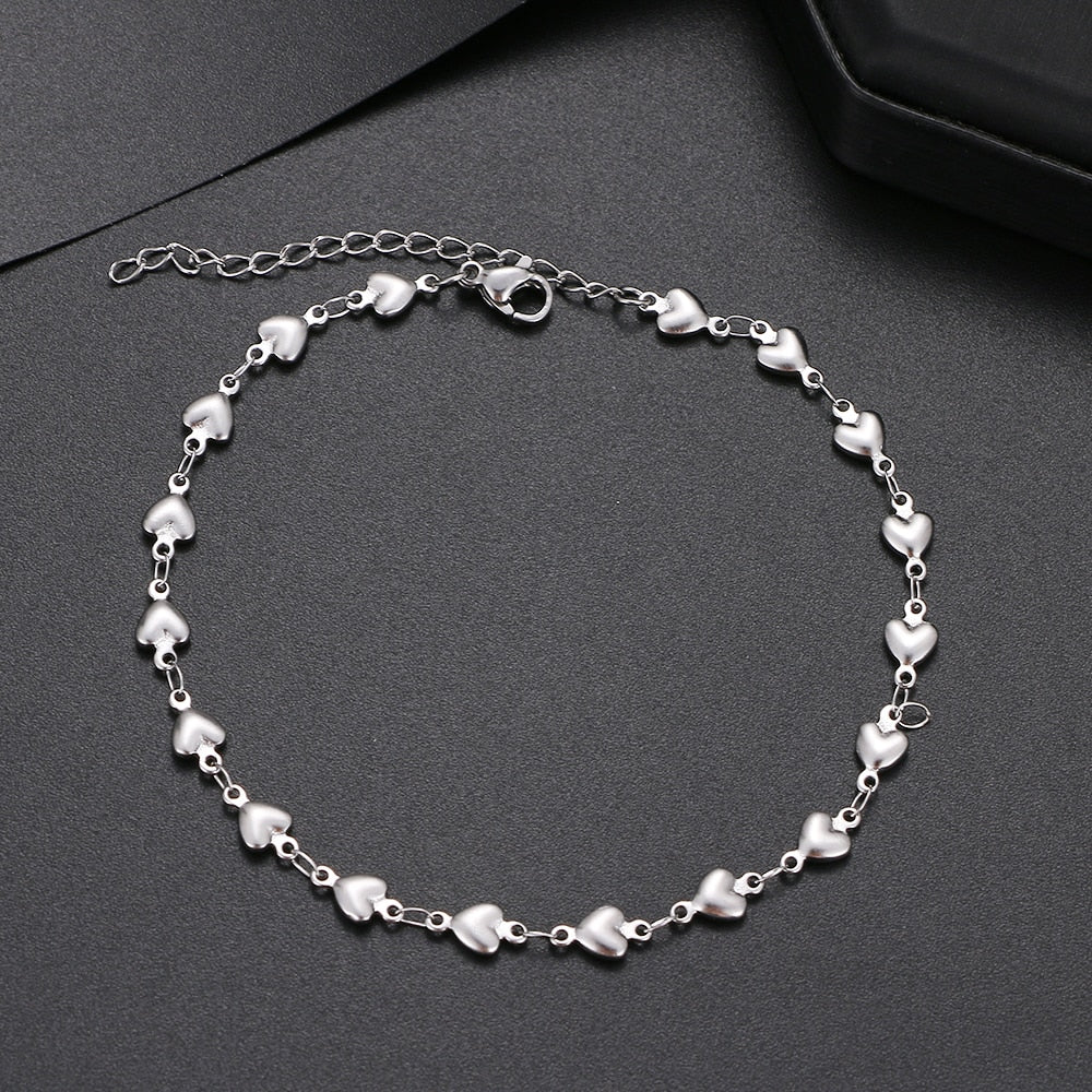 Bracelet délicat avec motif de cœur