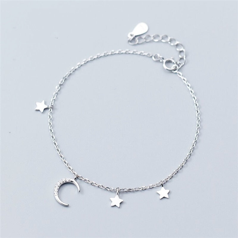 Bracelet - lune et étoile