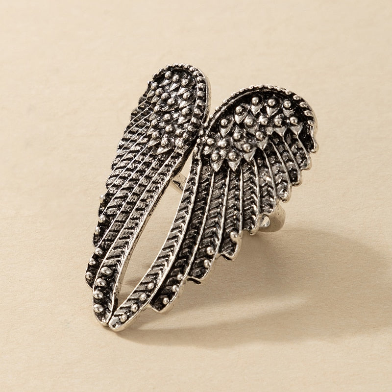Bague d'ailes d'ange