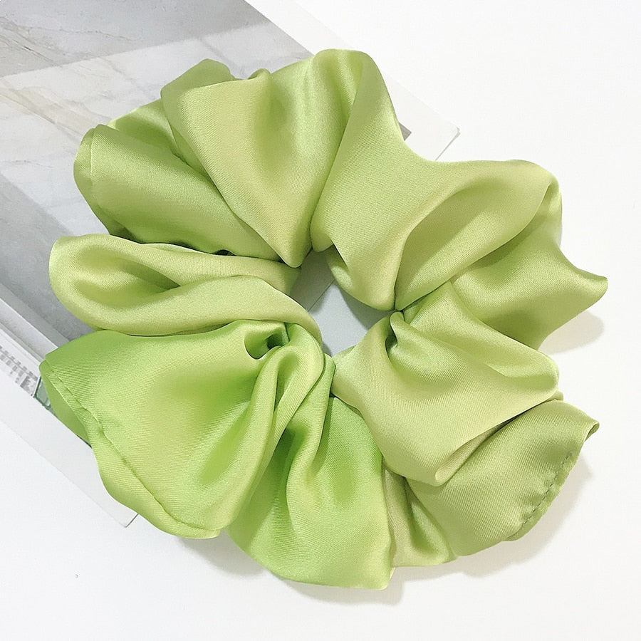 Satin élastique pour cheveux surdimensionné