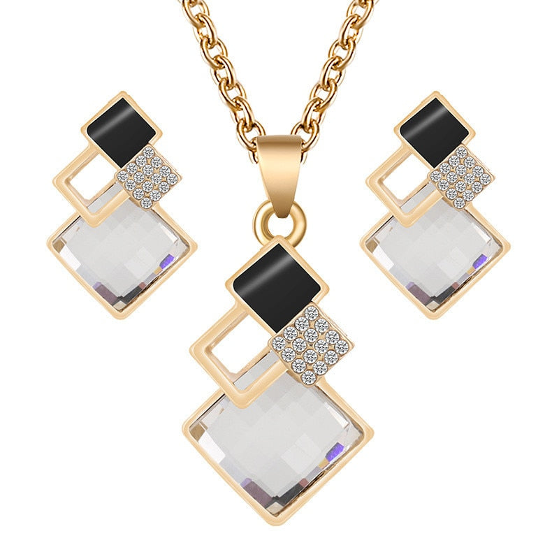 Ensemble de bijoux géométriques