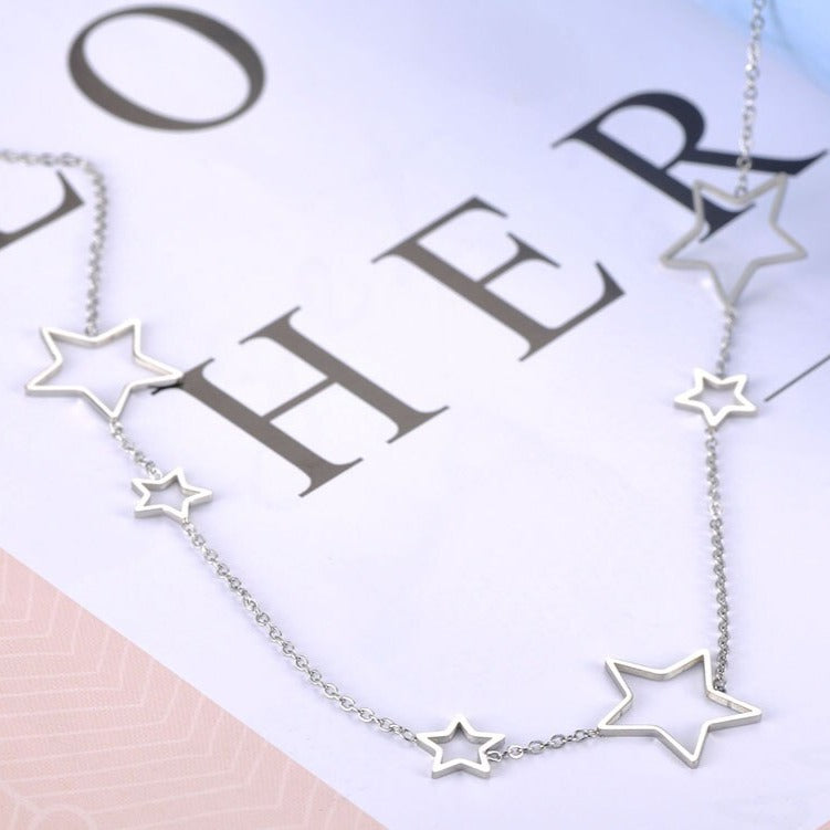Collier - étoiles