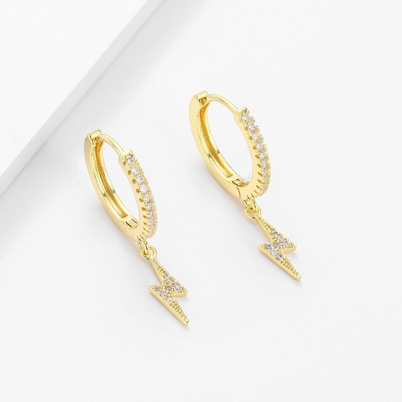Boucles d'oreilles - éclairs