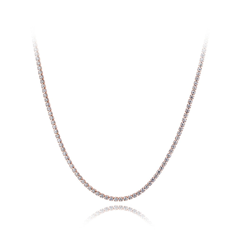 Collier avec zircons