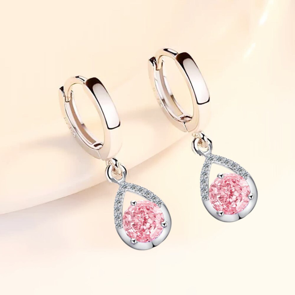 Boucles d'oreilles en argent - larmes