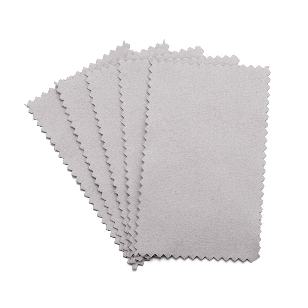 Tissus de nettoyage pour bijoux 50pcs.