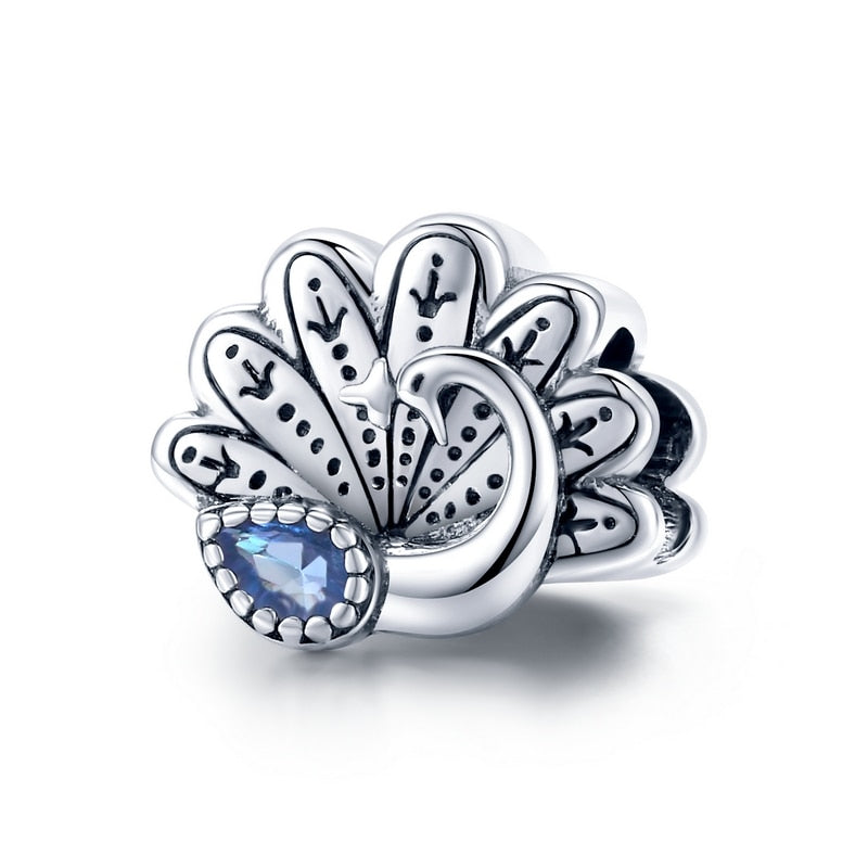 Pendentif modulaire - paon