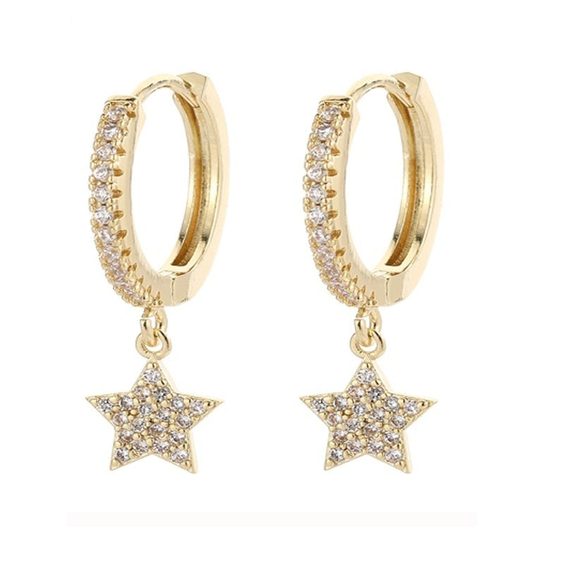 Boucles d'oreilles - étoiles