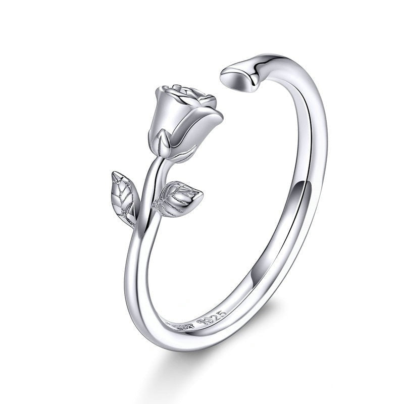 Bague ouverte - Rose