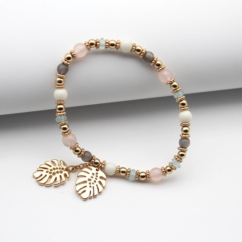Bracelet perlé avec un pendentif