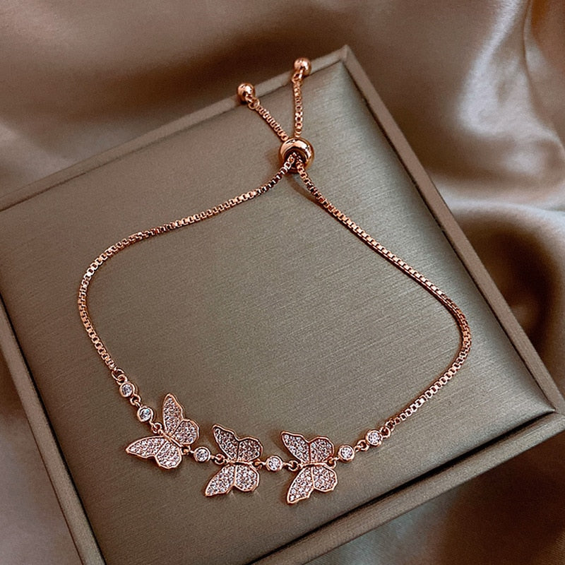 Bracelet avec motif de papillon