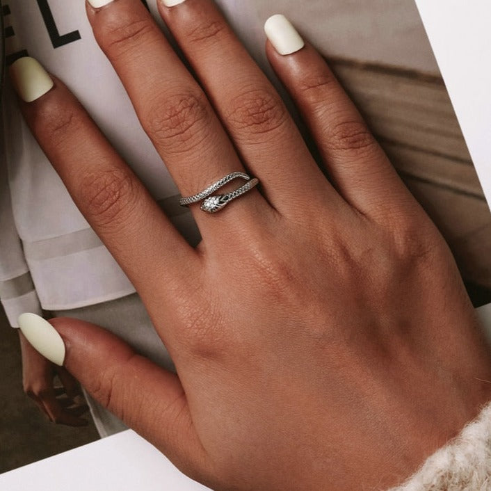 Bague ouverte - Serpent
