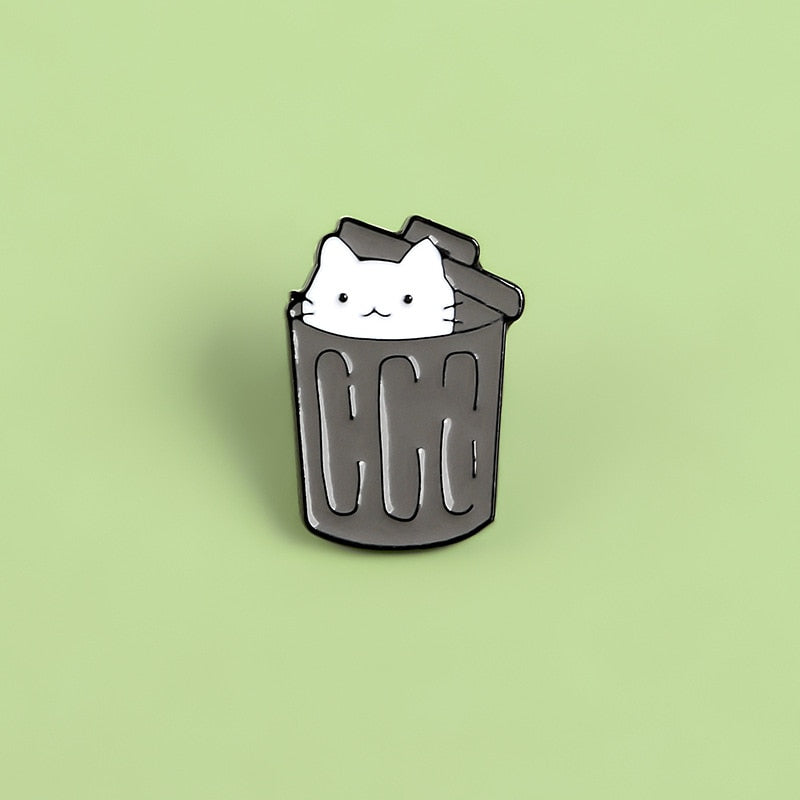 Épingle en forme de chat