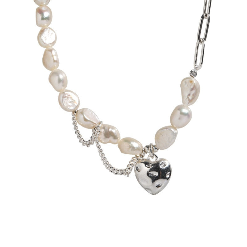 Collier de perles imitation
